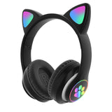Wireless Cat Ear Headphones with LED Lights