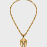 Spartan Helmet Pendant Necklace For Men