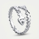 Fish Bone Statement Ring For Women