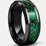 Dragon Motif Statement Ring For Men