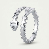 Fish Bone Statement Ring For Women