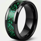 Dragon Motif Statement Ring For Men
