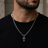 30mm Multi Cross Motif Necklace For Men