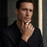Rectangle Signet Ring For Men