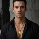 Spartan Helmet Pendant Necklace For Men