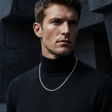 2mm Round Chain Necklace For Men