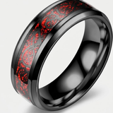 Dragon Motif Statement Ring For Men