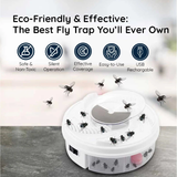 Silent USB Rotating Fly Trap for Everyday Electronic Use