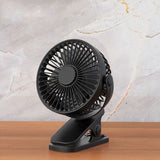 Rechargeable Clip-On Mini Fan with Three Speeds