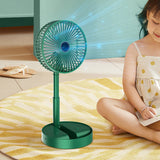 Foldable Rechargeable Telescopic Table Fan for Everyday Electronic Use