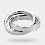 Double Band Statement Ring For Men