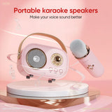 Portable Bluetooth Karaoke Speaker with Wireless Microphone