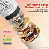 Portable Bluetooth Karaoke Speaker with Wireless Microphone