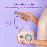 Portable Bluetooth Karaoke Speaker with Wireless Microphone