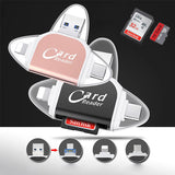 4-In-1 SD and Micro SD Card Reader