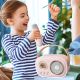 Portable Bluetooth Karaoke Speaker with Wireless Microphone