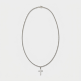 Stainless Steel Cross Chain Necklace For Men