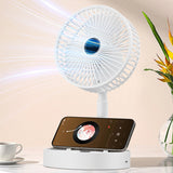 Foldable Rechargeable Telescopic Table Fan for Everyday Electronic Use