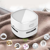 Mini Portable Electric Desk Vacuum for Everyday Home Cleaning