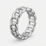 Cuban Chain Stainless Steel Ring For Men