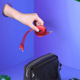 3-In-1 Retractable Charging Cable for Everyday Device Charging