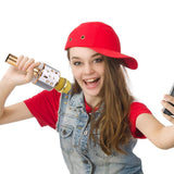 Rechargeable Wireless Bluetooth Karaoke Microphone for Everyday Listening and Travel