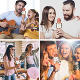 Rechargeable Wireless Bluetooth Karaoke Microphone for Everyday Listening and Travel