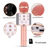 Rechargeable Wireless Bluetooth Karaoke Microphone for Everyday Listening and Travel