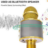 Rechargeable Wireless Bluetooth Karaoke Microphone for Everyday Listening and Travel