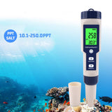Digital 5-In-1 Water Quality Tester