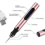 Rechargeable Variable-Speed Engraving Pen Kit for DIY and Repair Tasks