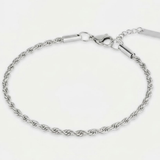 Stainless Steel 3MM  Rope Chain Bracelet For Men