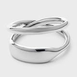 Double Band Statement Ring For Men