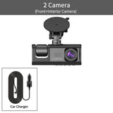 1080P Three-Camera Dash Cam System for Everyday Photo and Video Use