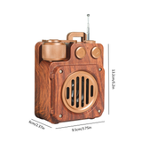 Compact Bluetooth Speaker with FM and AUX Support