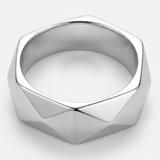 Diamond Cut Statement Ring For Men