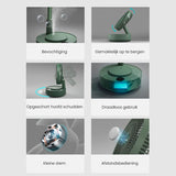 Foldable Rechargeable Telescopic Table Fan for Everyday Electronic Use