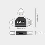 4-In-1 SD and Micro SD Card Reader