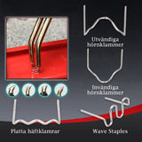 Hot Stapler Plastic Repair Welding Kit