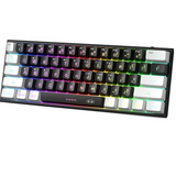 Compact 61-Key RGB Gaming Keyboard for Everyday Practical Use