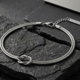 Infinity Knot Cord Bracelet For Men