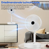 Foldable Rechargeable Telescopic Table Fan for Everyday Electronic Use