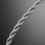 Stainless Steel 3MM  Rope Chain Bracelet For Men
