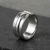 Amsterdam Pattern Band Ring For Men