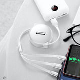 3-In-1 Retractable Charging Cable for Everyday Device Charging