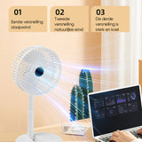 Foldable Rechargeable Telescopic Table Fan for Everyday Electronic Use