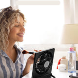 Compact USB Desk Fan with Three Speeds