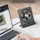 Compact USB Desk Fan with Three Speeds