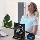Compact USB Desk Fan with Three Speeds