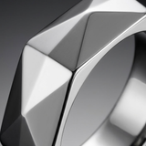 Diamond Cut Statement Ring For Men